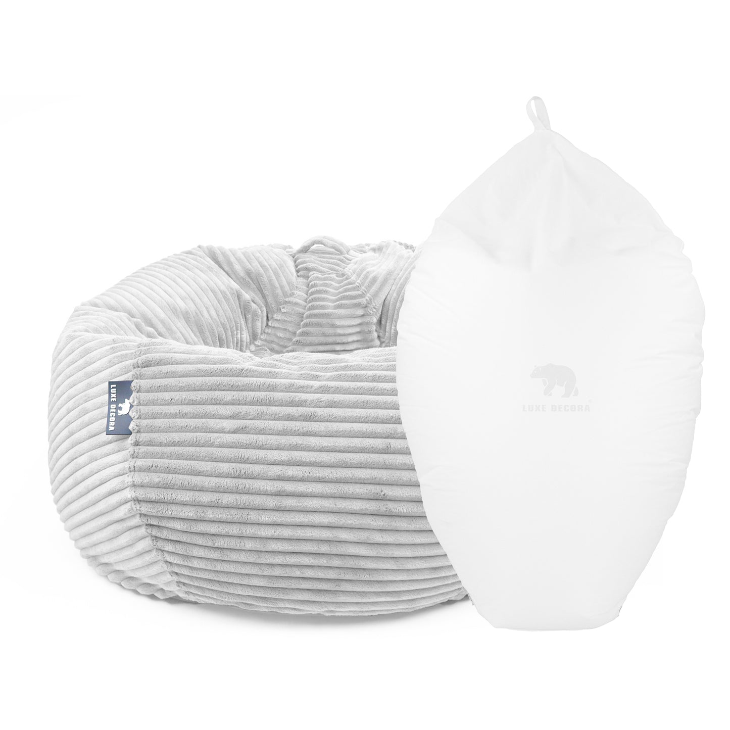Bean Bag Booster Refill - Polystyrene Beads Filling with Ergonomic Easy-Fill Packaging