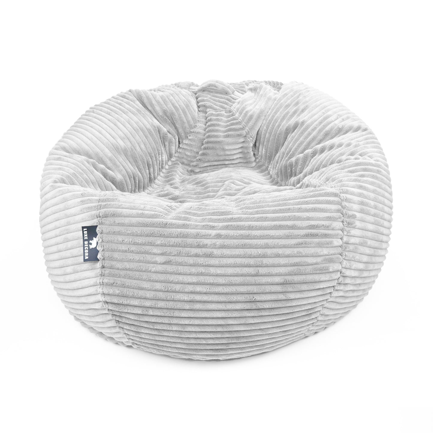 Solco - Channel Fur Bean Bag for Contemporary Comfort