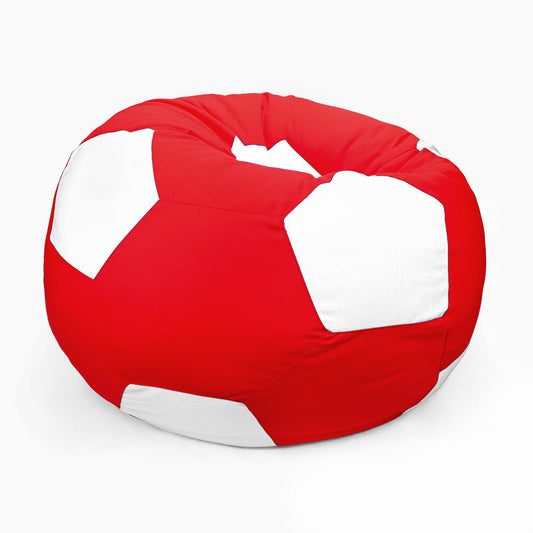 Luxe Decora Football Bean Bag - Outdoor Fun Water Repellent Seating