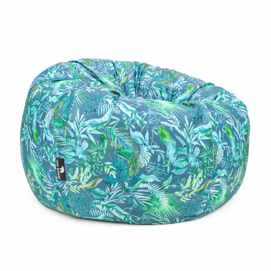 Luxe Decora Flora Collection - Tropical Lagoon – Tropical Design Fabric Bean Bag