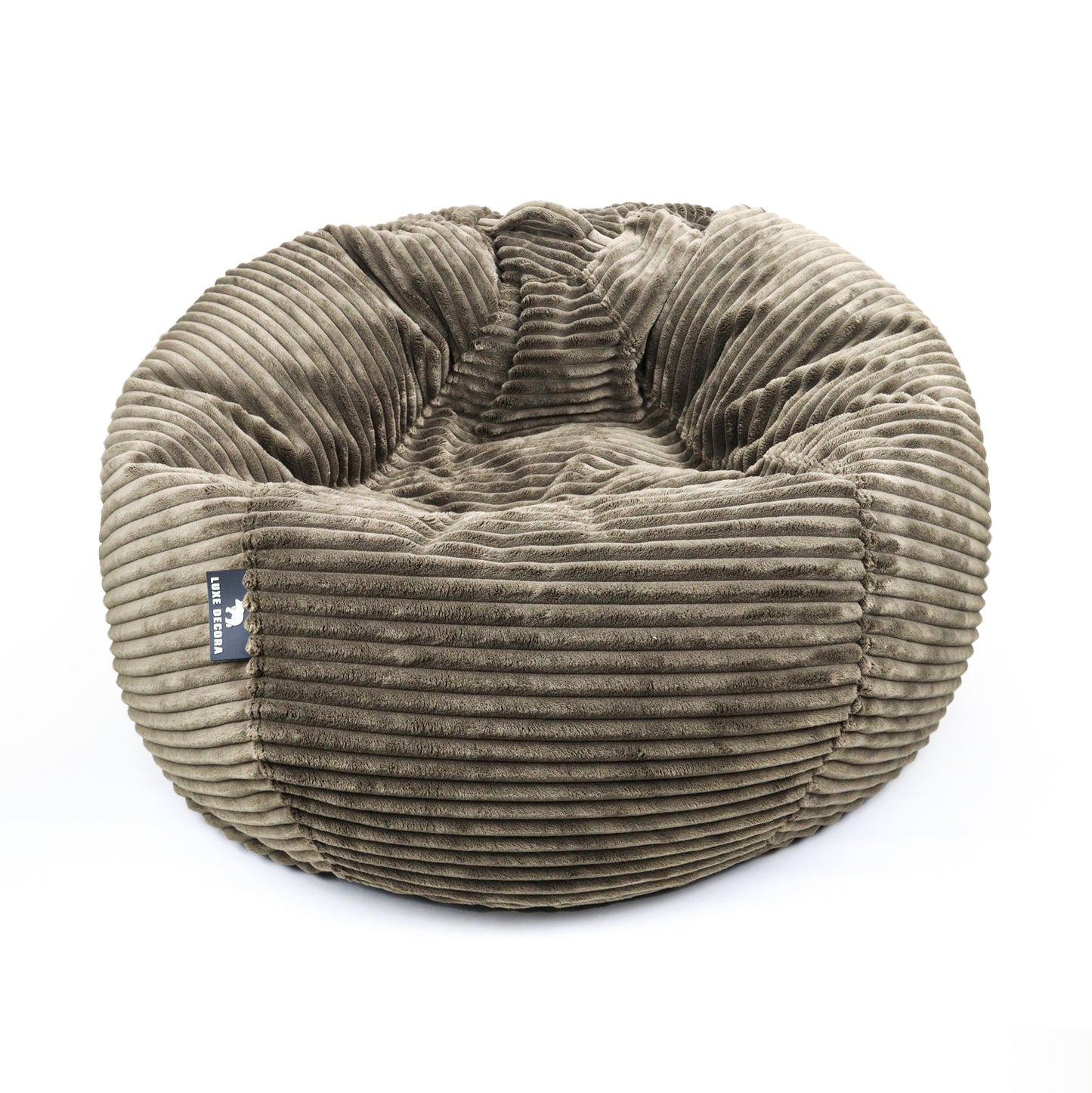 Solco - Channel Fur Bean Bag for Contemporary Comfort